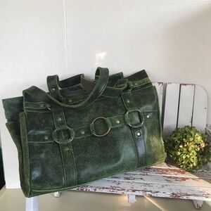 Vintage Jasmine by Cindy Newman Distressed Leather